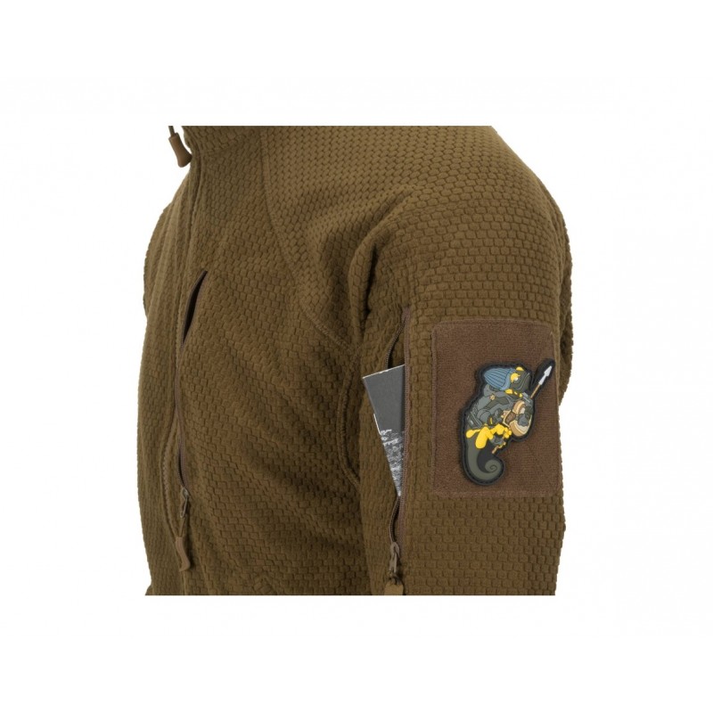 JACHETA TACTICA ALPHA - GRID FLEECE - NAVY BLUE