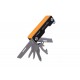 BRICEAG MULTIFUNCTIONAL BLACK FOX - ALUMINIUM - ORANGE
