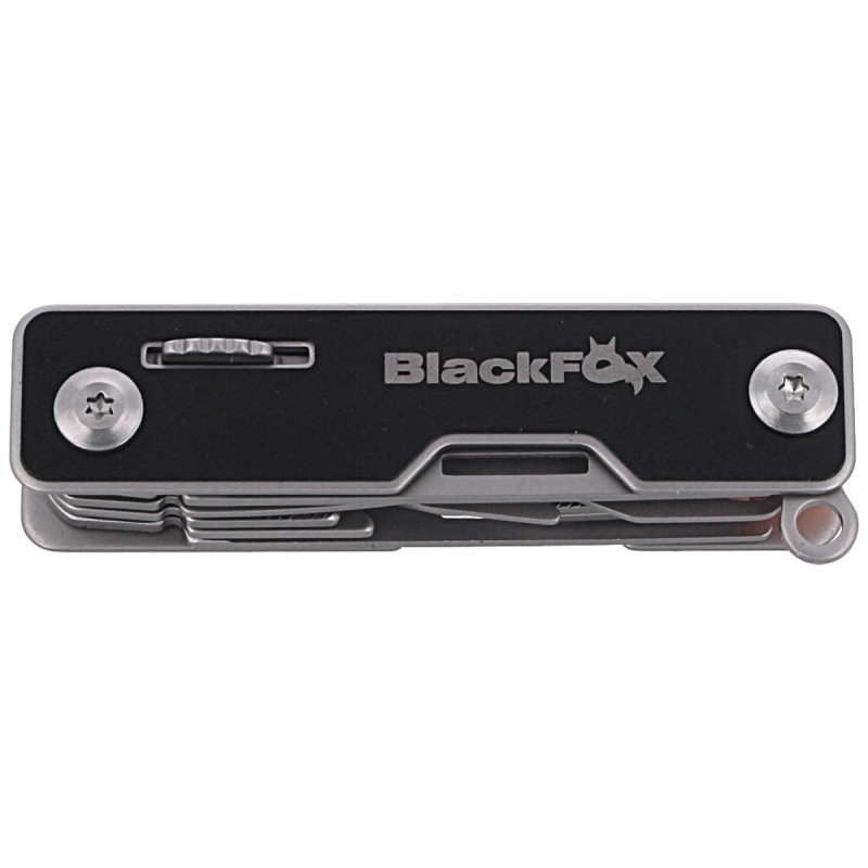 BRICEAG MULTIFUNCTIONAL BLACK FOX - ALUMINIUM - ORANGE