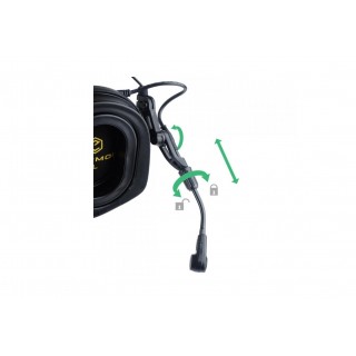 ANTIFOANE ACTIVE MODEL M32 PLUS - TACTICAL - PLUS COMUNICATIE - BLACK