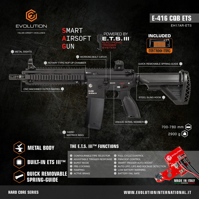 EVOLUTION SOFTAIR E-416 CQB - ETS