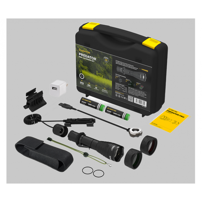 ARMYTEK SET TORCIA PREDATOR PRO MAGNET USB