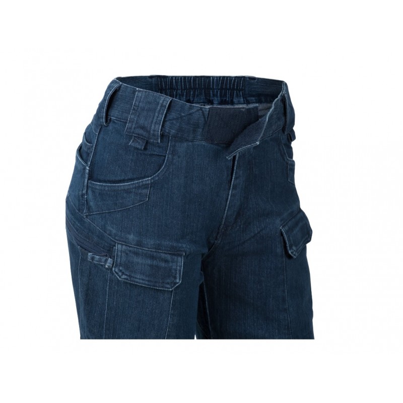 PANTALONI DAMA MODEL UTP - DENIM STRETCH  - MARINE BLUE
