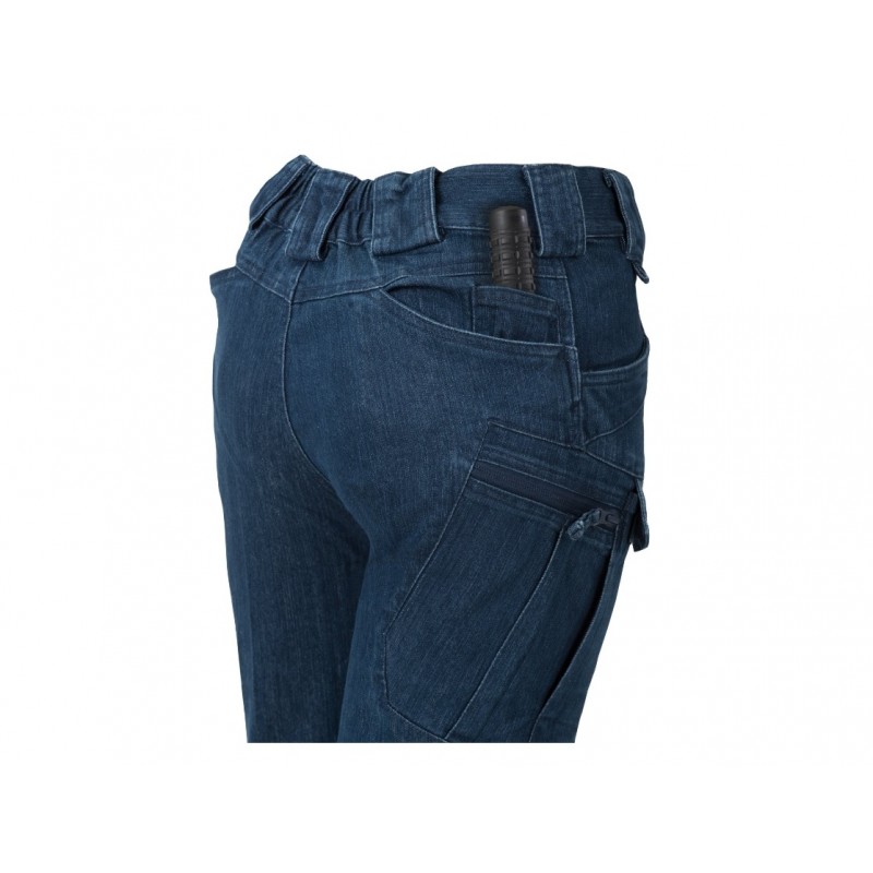 PANTALONI DAMA MODEL UTP - DENIM STRETCH  - MARINE BLUE