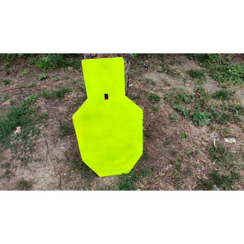 BERSAGLIO DI ALTA VISIBILITAIN HARDOX HB 450 - 61X30.5X1CM