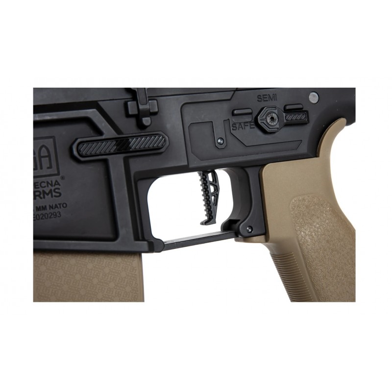 SA-E12-LH EDGE 2.0 CARBINE REPLICA - LIGHT OPS STOCK - HALF-TAN