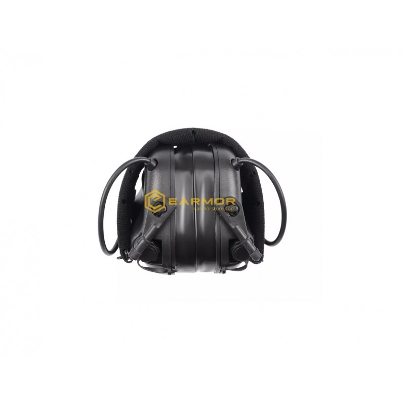 EARMOR CUFFIA DI PROTEZIONE ACUSTICA ELETTRONICA M31 PLUS - NERA