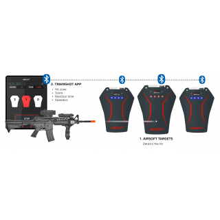 TRAINSHOT AIRSOFT 3 PACK MULTI TARGET