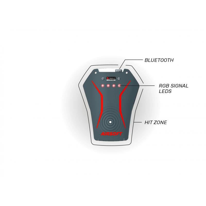 TRAINSHOT BERSAGLIO WIRELESS PER SOFTAIR (CONFEZIONE DA 3)