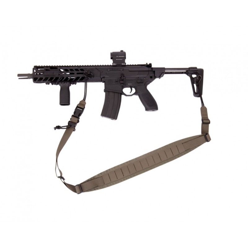 WARRIOR LASER CUT TWO POINT SLING - LASER CUT - RANGER GREEN