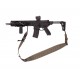 WARRIOR LASER CUT TWO POINT SLING - LASER CUT - RANGER GREEN