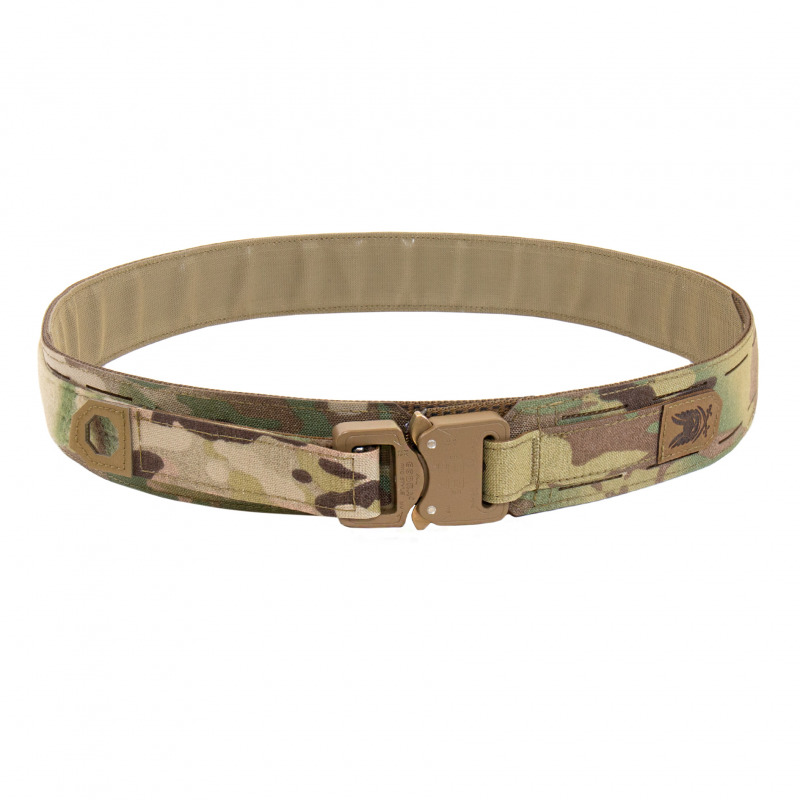 WARRIOR ASSAULT SYSTEMS LASER CUT FIGHT LIGHT BELT WITH INNER BELT - MULTICAM