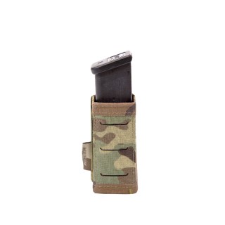SINGLE SNAP MAG POUCH - LASER CUT - 9MM SHORT - MULTICAM SINGLE SNAP MAG POUCH - LASER CUT - 9MM SHORT - MULTICAM