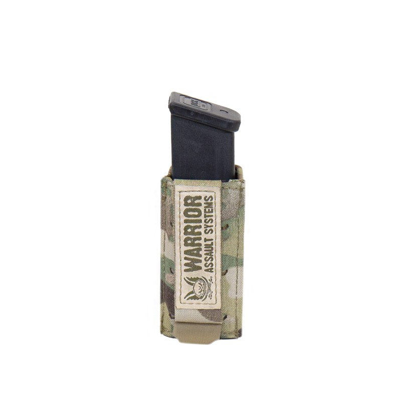SINGLE SNAP MAG POUCH - LASER CUT - 9MM SHORT - MULTICAM