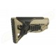 PAT PENTRU AR15 / M16 / M4 STYLE - SHOCK ABSORBING / RAIL - TAN
