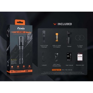 LANTERNA TACTICA HT30R LED CU LASER ALB