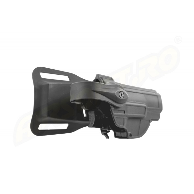KING COBRA FONDINA IN TECNOPOLIMERO MODELLO ER40L CON SISTEMA RRD PER PISTOLA CZ P10C