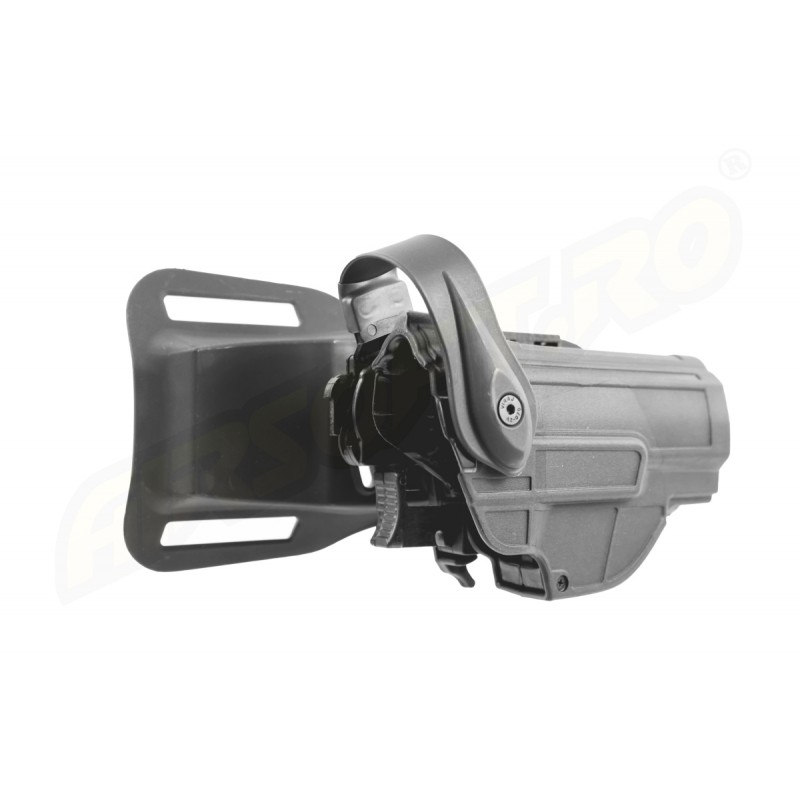 KING COBRA FONDINA IN TECNOPOLIMERO MODELLO ER40L CON SISTEMA RRD PER PISTOLA CZ P10C