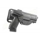 KING COBRA FONDINA IN TECNOPOLIMERO MODELLO ER40L CON SISTEMA RRD PER PISTOLA CZ P10C