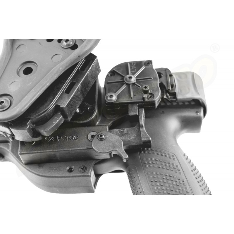 KING COBRA FONDINA IN TECNOPOLIMERO MODELLO ER40L CON SISTEMA RRD PER PISTOLA CZ P10C