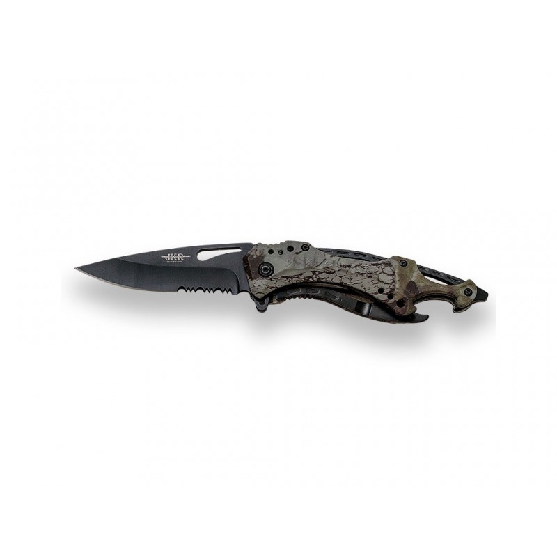 CUTIT GREEN CAMO CU SPARGATOR DE STICLA - LAMA 8.5CM