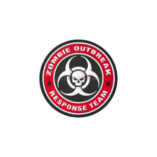 PATCH CAUCIUC - ZOMBIE OUTBREAK - BLACKMEDIC