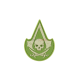 PATCH CAUCIUC - ASSASSIN SKULL - MULTICAM
