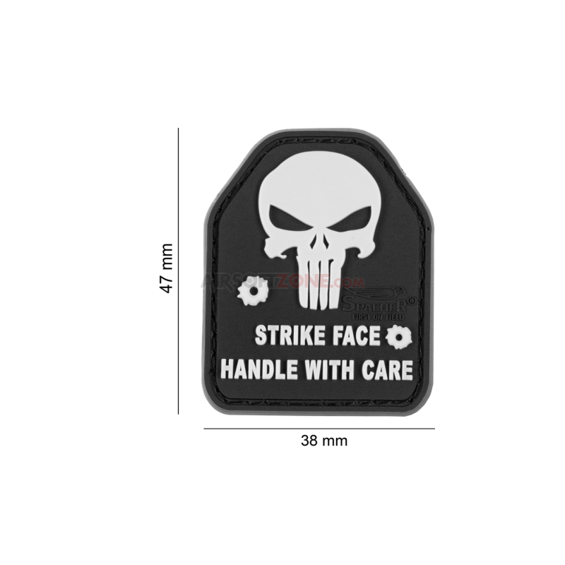 PATCH CAUCIUC SAPI SKULL - SWAT