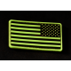 PATCH CAUCIUCAT - US FLAG - GLOW IN THE DARK
