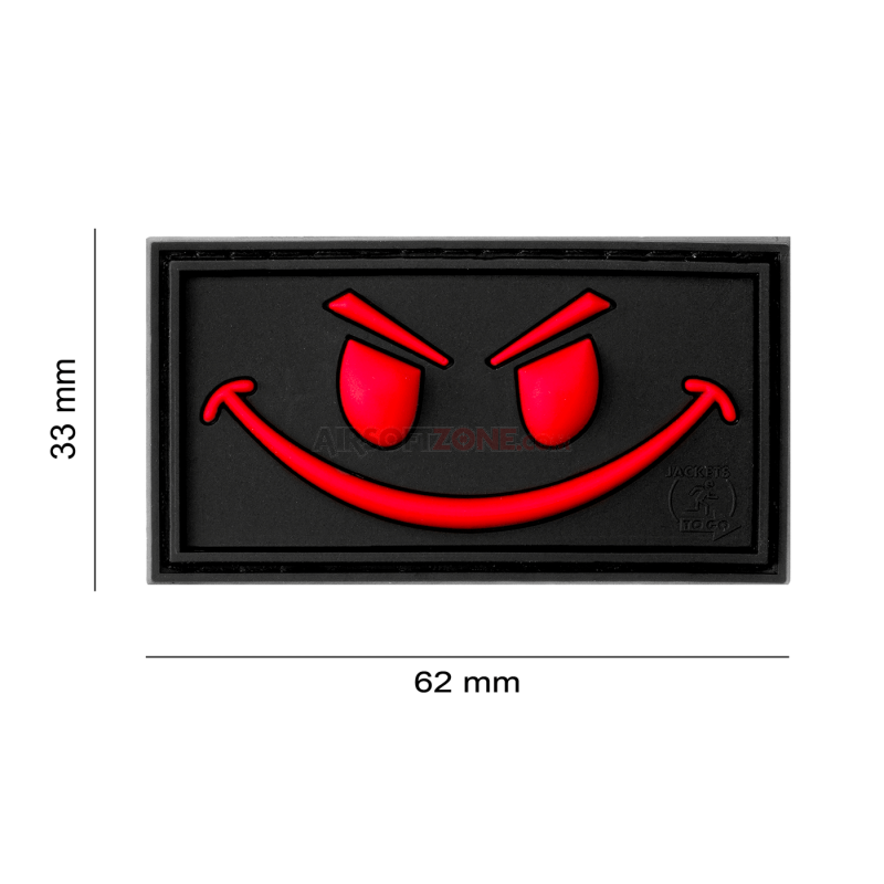 PATCH CAUCIUC - EVIL SMILE - BLACKMEDIC