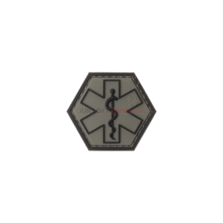 PATCH CAUCIUCAT PARAMEDIC HEXAGON - RANGER GREEN