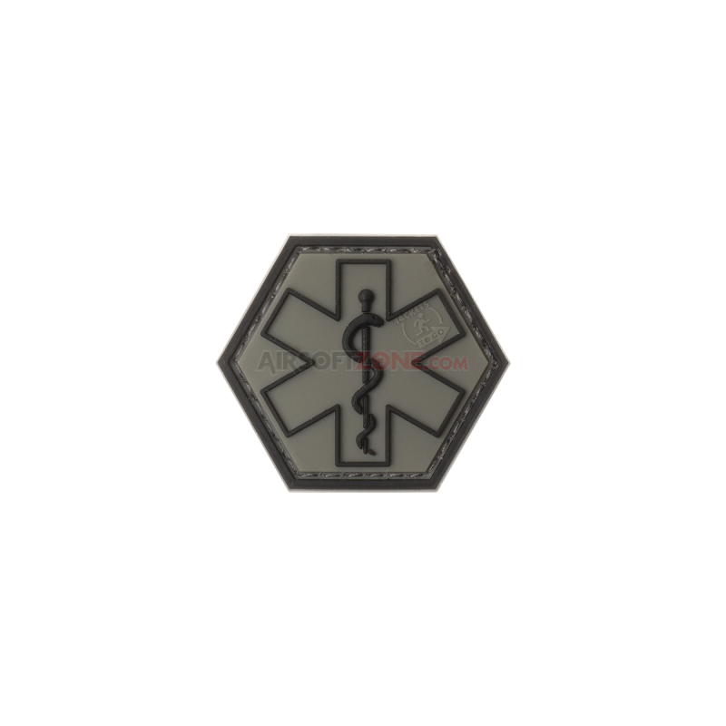 PATCH CAUCIUCAT PARAMEDIC HEXAGON - RANGER GREEN