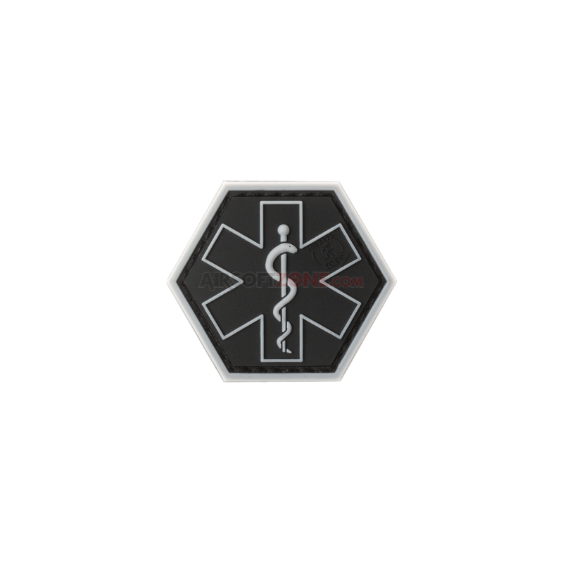 PATCH CAUCIUCAT PARAMEDIC HEXAGON - RANGER GREEN
