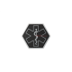 PATCH CAUCIUCAT PARAMEDIC HEXAGON - RANGER GREEN