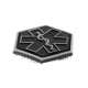 PATCH CAUCIUCAT PARAMEDIC HEXAGON - RANGER GREEN