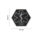 PATCH CAUCIUCAT PARAMEDIC HEXAGON - RANGER GREEN