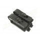 KING COBRA PORTA CARICATORE CHIUSO DOPPIO IN POLIMERO A DOPPIA C - PER GLOCK 17 - SISTEMA MOLLE - NERO