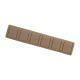 KEYMOD SOFT RAIL COVER - MODEL B - DARK EARTH
