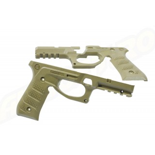 BC2 BERETTA GRIP & RAIL SYSTEM FOR THE BERETTA 92 / M9 - TAN