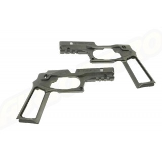 BLACK FRAME BLACK - GREY PANELS