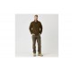 JACHETA TACTICA ALPHA - GRID FLEECE - BLACK
