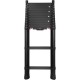 SCARA TELESCOPICA MODEL RESCUE - 4.1M - BLACK - STEP COVERS - TYPE B