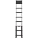 SCARA TELESCOPICA MODEL RESCUE - 4.1M - BLACK - STEP COVERS - TYPE B