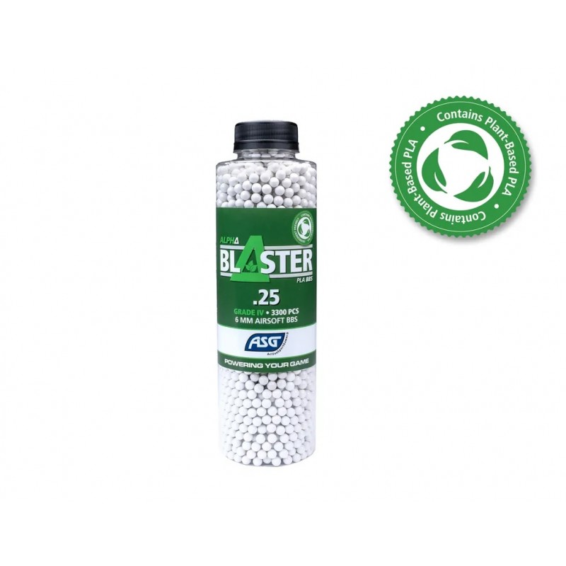 BILE ALPHA BLASTER BIODEGRADABILE 0.25G - 3300 BUC.