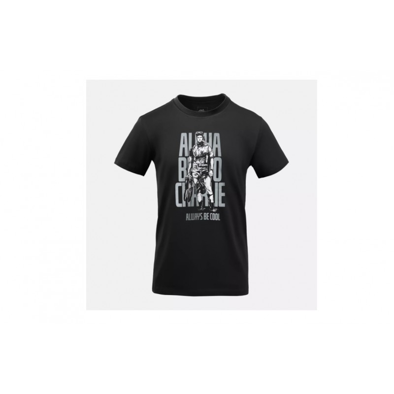 HELIKON TEX MAGLIETTA/T-SHIRT - ABC ALFA BRAVO CHARLIE - NERO