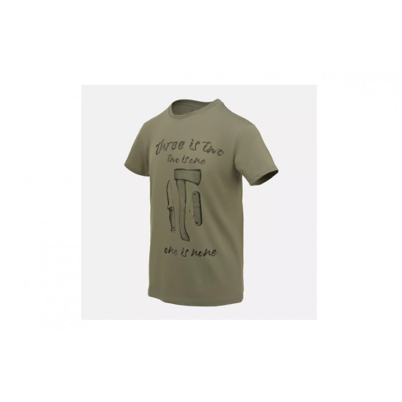 HELIKON TEX MAGLIETTA/T-SHIRT - ONE IS NONE - OLIVE GREEN