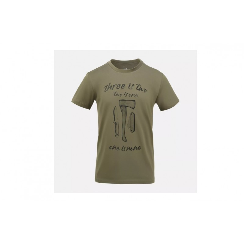 HELIKON TEX MAGLIETTA/T-SHIRT - ONE IS NONE - OLIVE GREEN
