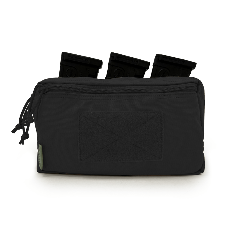 TRIPLO SNAP MAG UTILITY POUCH - NERO