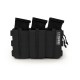 TRIPLO SNAP MAG UTILITY POUCH - NERO
