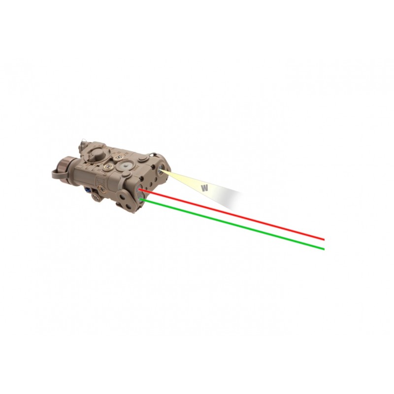 L-3 NGAL ILLUMINATOR / LASER MODULE GREEN + RED + IR - DARK EARTH